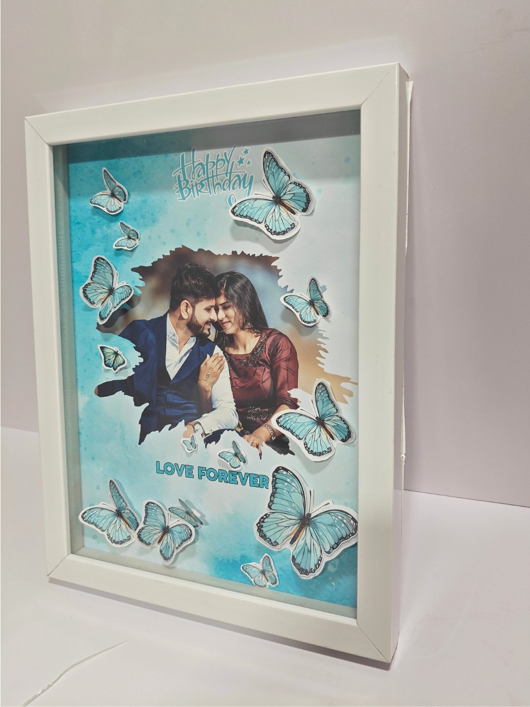 Butterfly theme birthday frame