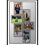 Creative photo frame collage