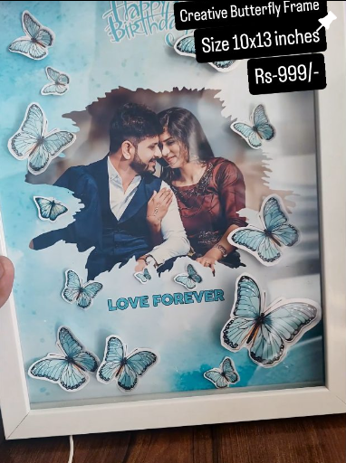 Khushi kart creative photo frame