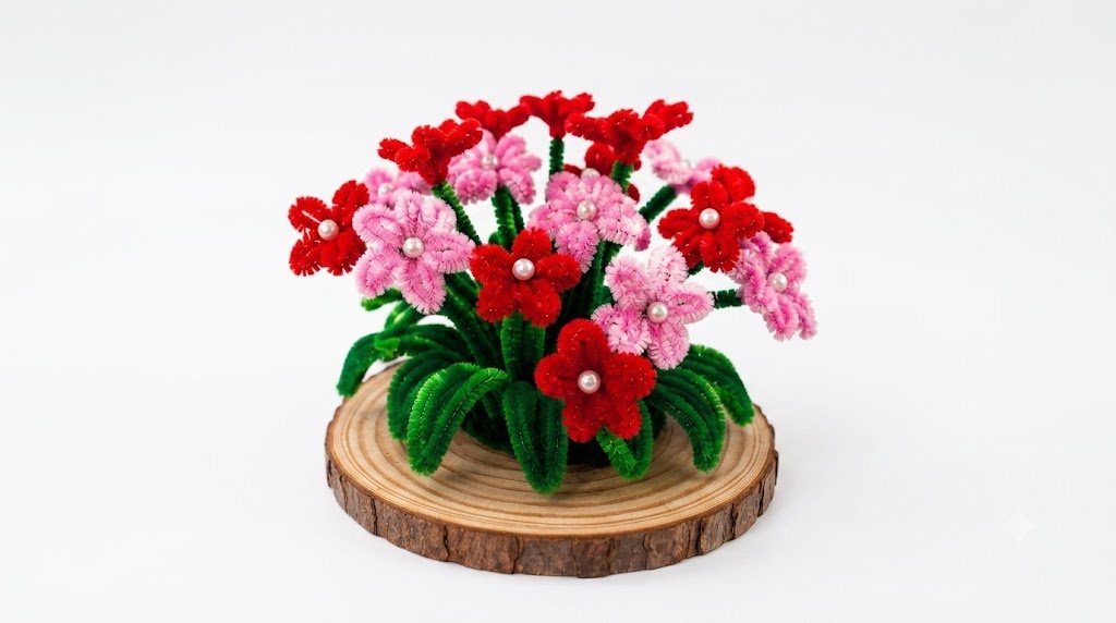 table top flower setup