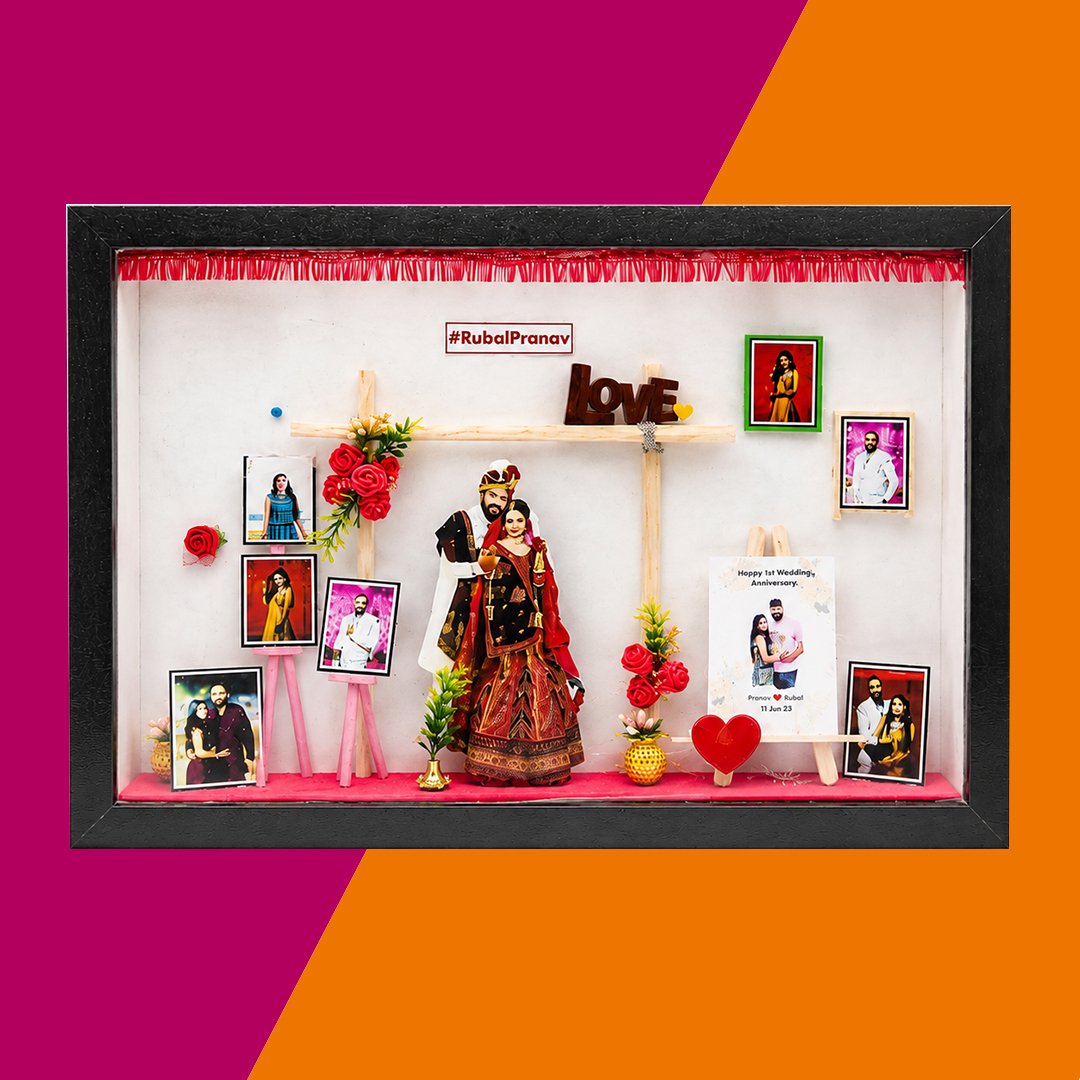 3d miniature photo frame 12x18 inches